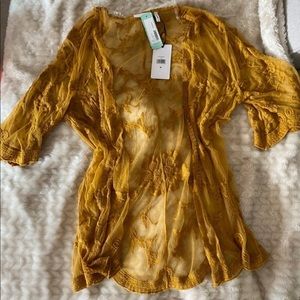 Mustard Cardigan Size Medium